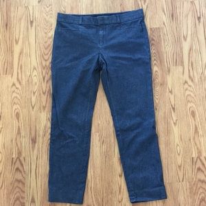 Banana Republic Sloan Pants Chambray Denim Sz 6